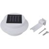 Solcellslampor för staket 12 st LED vit vidaXL – miniatyr 4