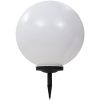 Solcellslampor med LED 2 st sfäriska RGB vidaXL 40 cm – miniatyr 3