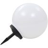 Solcellslampor med LED 2 st sfäriska RGB vidaXL 40 cm – miniatyr 4
