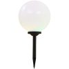 Solcellslampor med LED 4 st sfäriska RGB vidaXL 30 cm – miniatyr 3