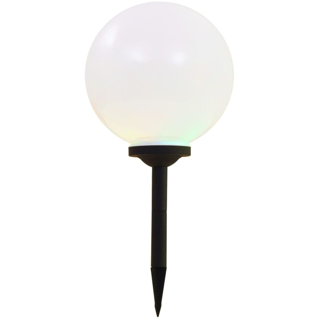 Solcellslampor med LED 4 st sfäriska RGB vidaXL 30 cm – bild 3