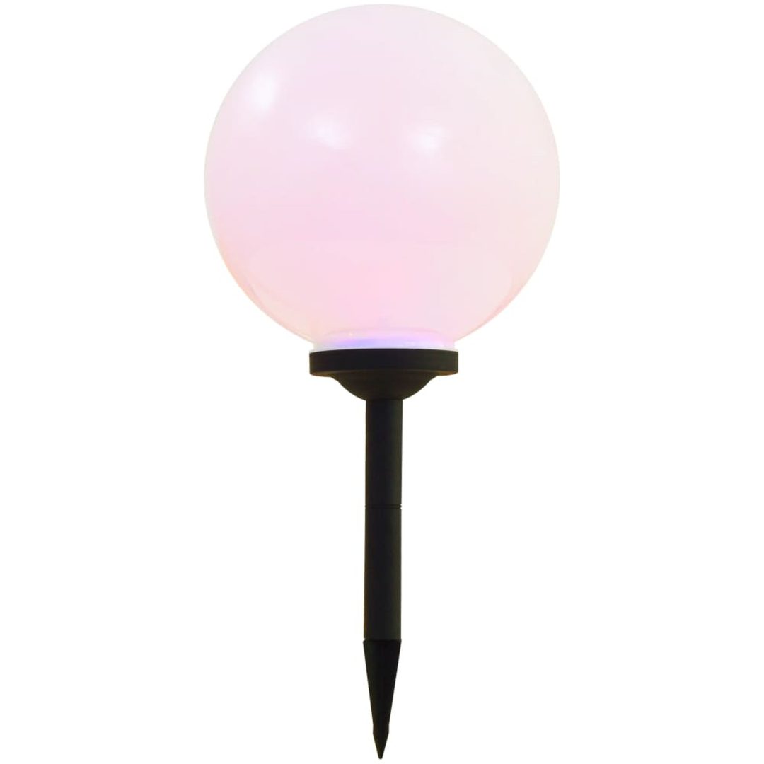 Solcellslampor med LED 4 st sfäriska RGB vidaXL 30 cm – bild 5