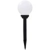 Solcellslampor med LED 8 st sfäriska 15 cm RGB vidaXL – miniatyr 2