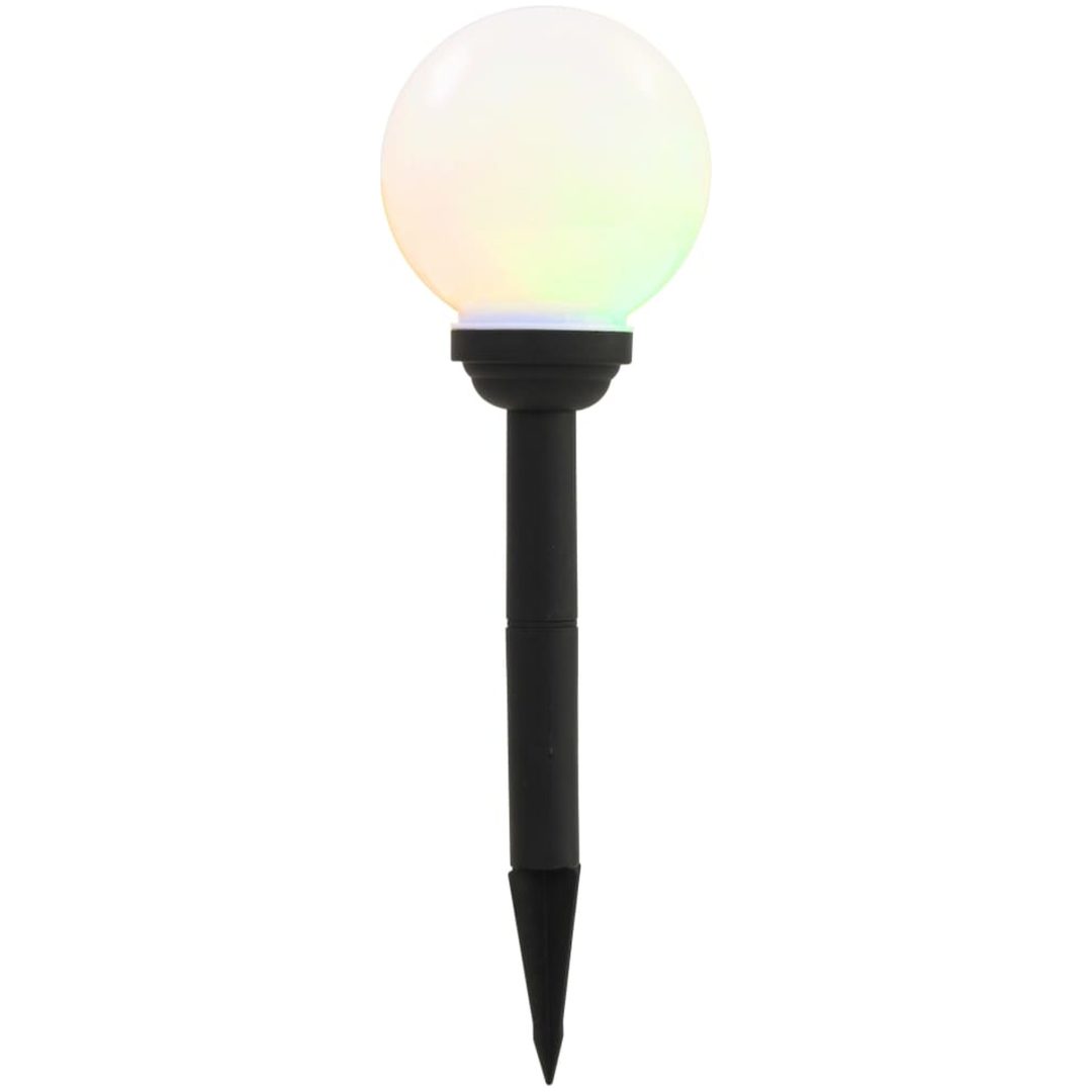 Solcellslampor med LED 8 st sfäriska 15 cm RGB vidaXL – bild 3