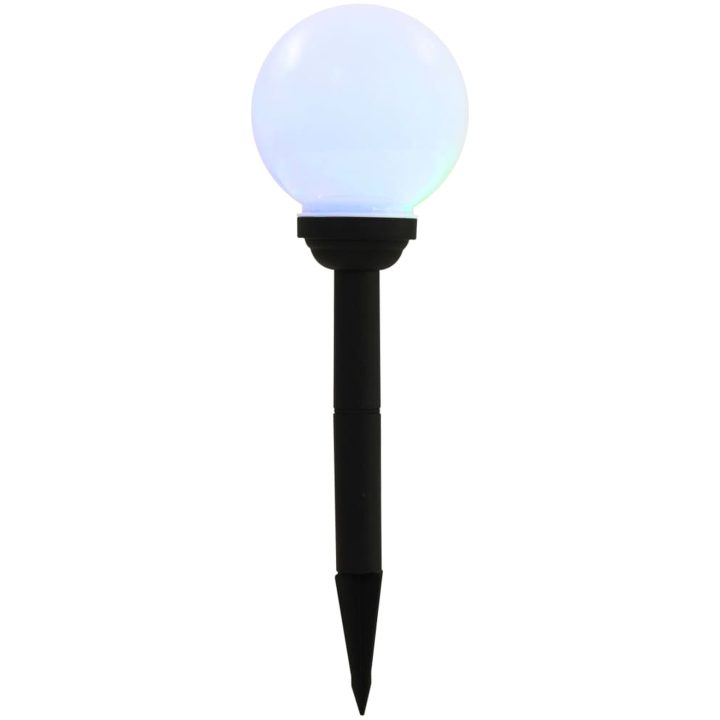 Solcellslampor med LED 8 st sfäriska 15 cm RGB vidaXL – bild 4