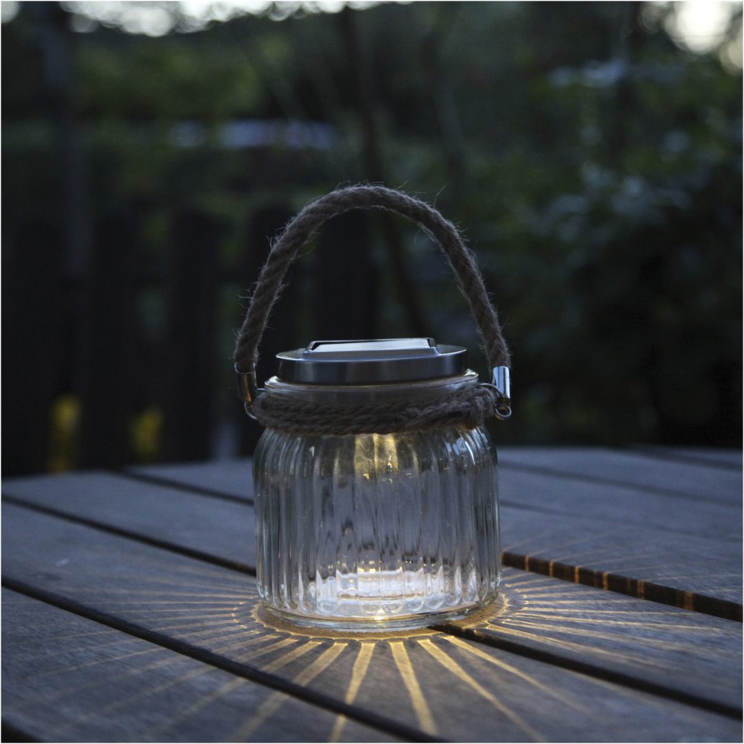 Solcellslykta Jamjar Transparent Star Trading – bild 5