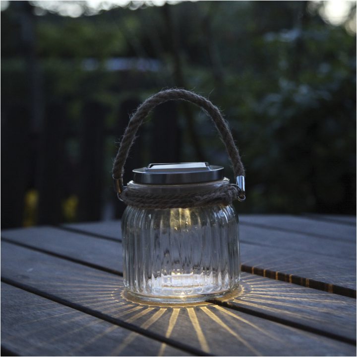 Solcellslykta Jamjar Transparent Star Trading – bild 5