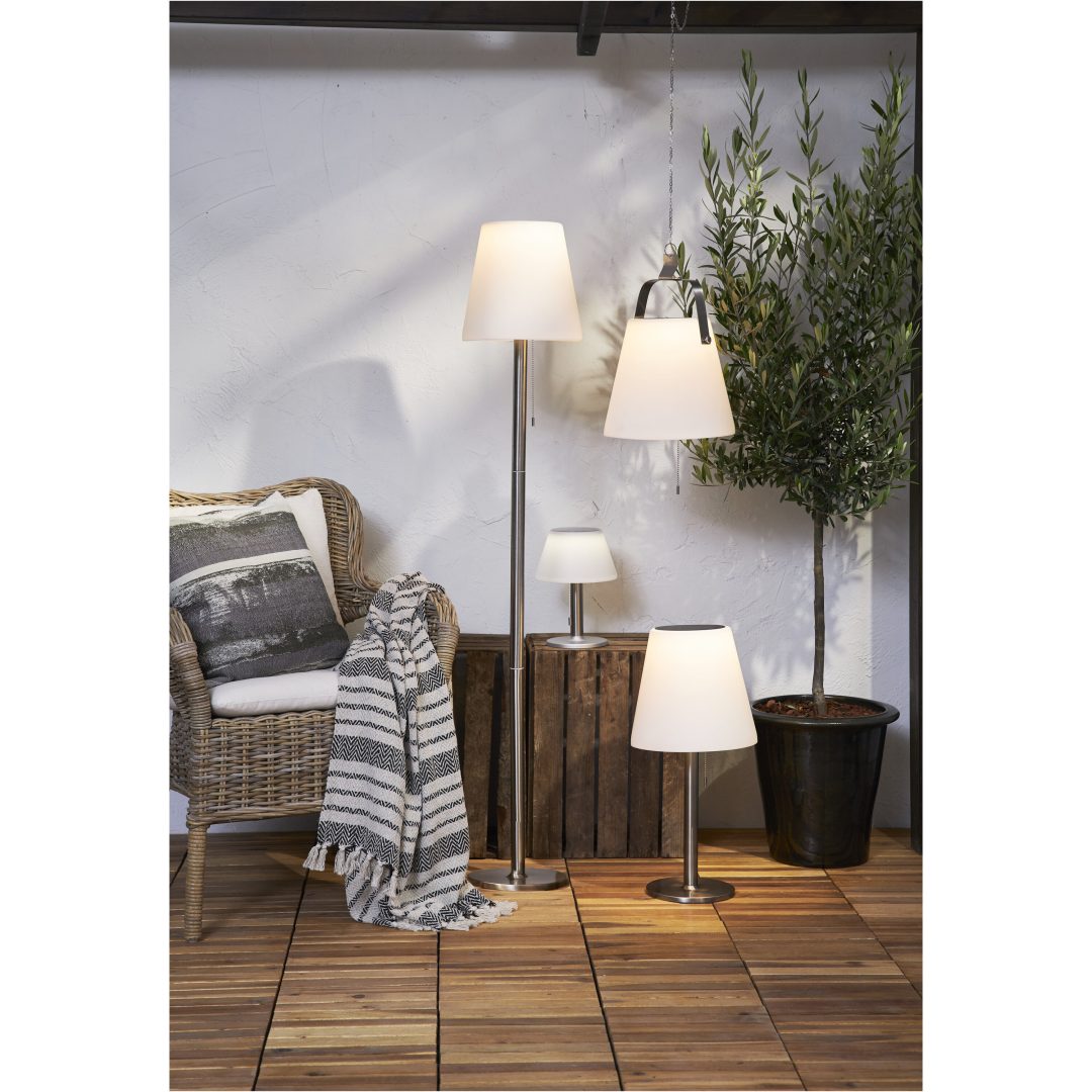 Solcellslykta Solia Table 28 cm Vit Star Trading – bild 13