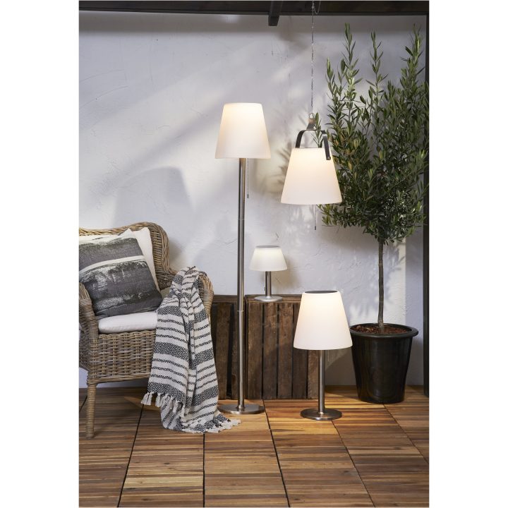 Solcellslykta Solia Table 28 cm Vit Star Trading – bild 13