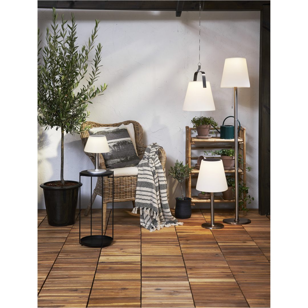 Solcellslykta Solia Table 28 cm Vit Star Trading – bild 12