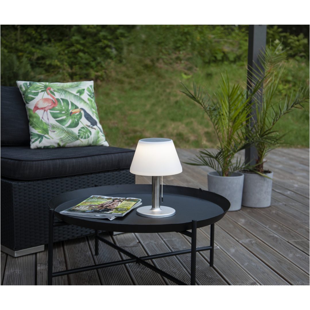 Solcellslykta Solia Table 28 cm Vit Star Trading – bild 5