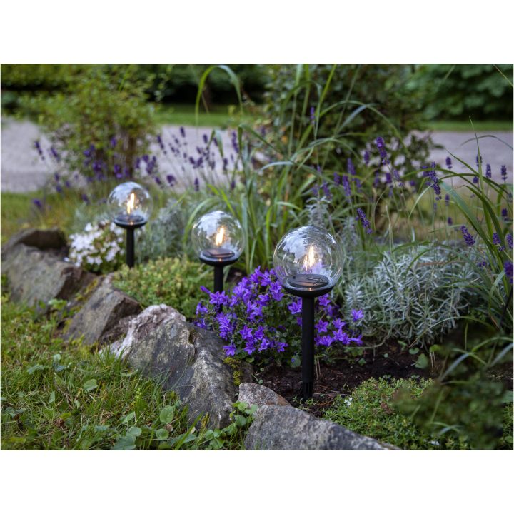 Solcellspollare Globe Svart Star Trading – bild 6