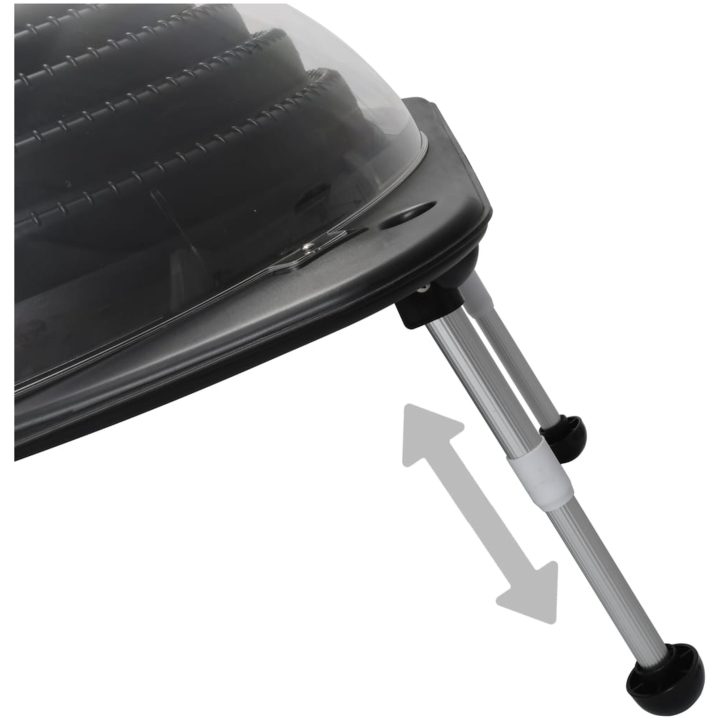 Soldriven poolvärmare 75x75x36 cm HDPE aluminium vidaXL – bild 3