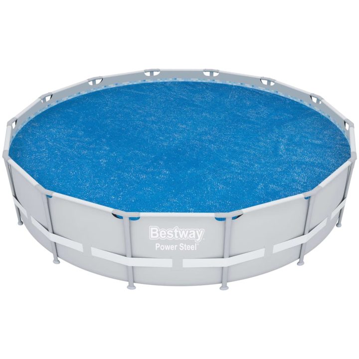 Soldrivet poolöverdrag Flowclear Bestway 427 cm – bild 2