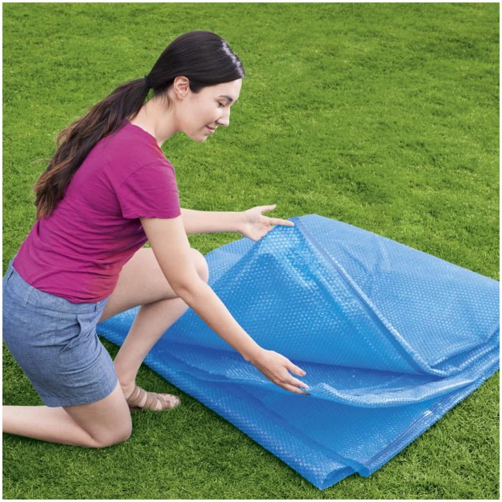 Soldrivet poolöverdrag Flowclear Bestway 427 cm – bild 6
