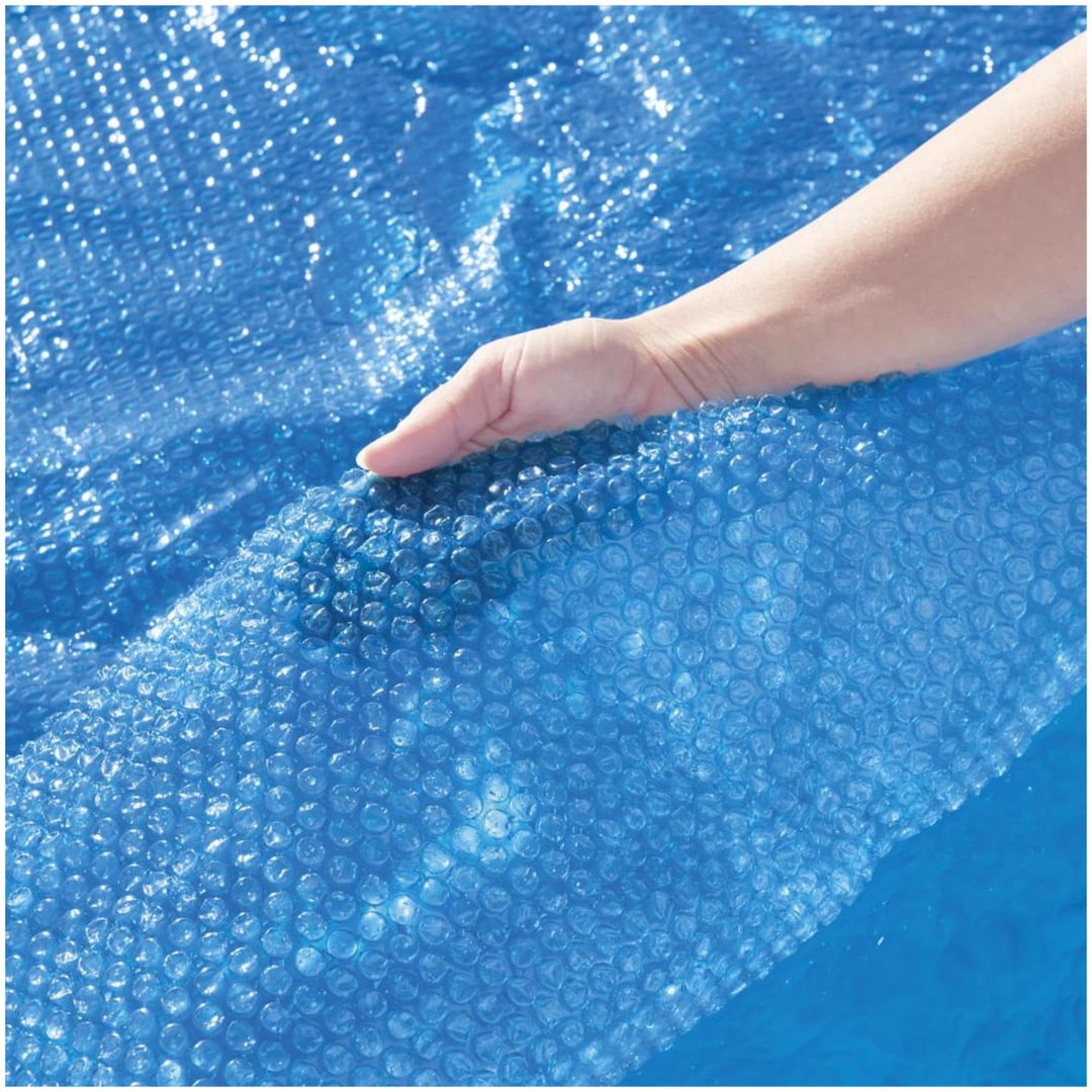 Soldrivet poolöverdrag Flowclear Bestway 427 cm – bild 8
