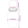 Soldrivna glasljus för utomhusbruk 12 st varmvit vidaXL – miniatyr 8