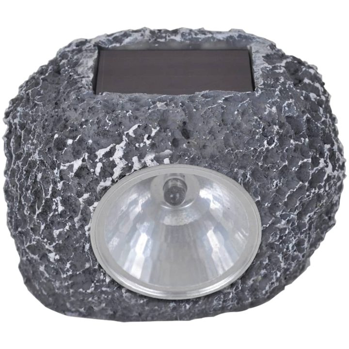 Soldrivna LED-spotlight 12 st stenformade vidaXL – bild 3