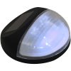 Soldrivna vägglampor 24 st LED runda svart vidaXL – miniatyr 6