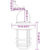 Soldrivna vägglyktor 4 st vit vidaXL – miniatyr 8