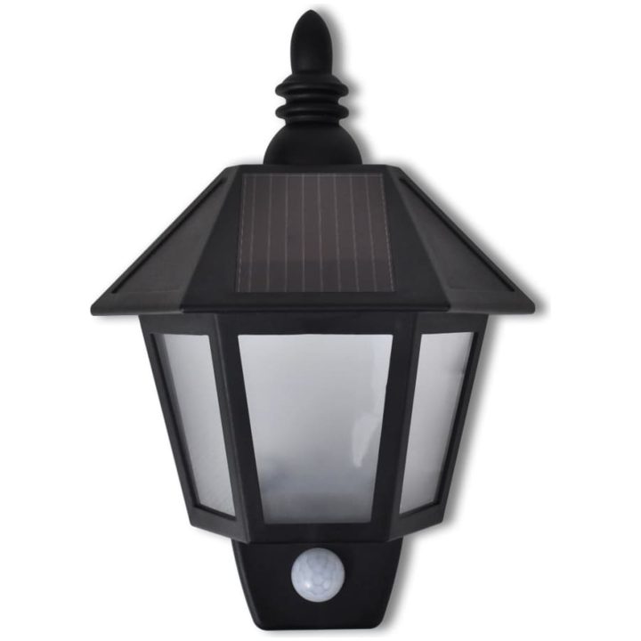 Solenergi-Vägglampa med Rörelsesensor vidaXL – bild 3