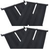 Solfångare för pool 4 st vidaXL 80 x 310 cm – miniatyr 1