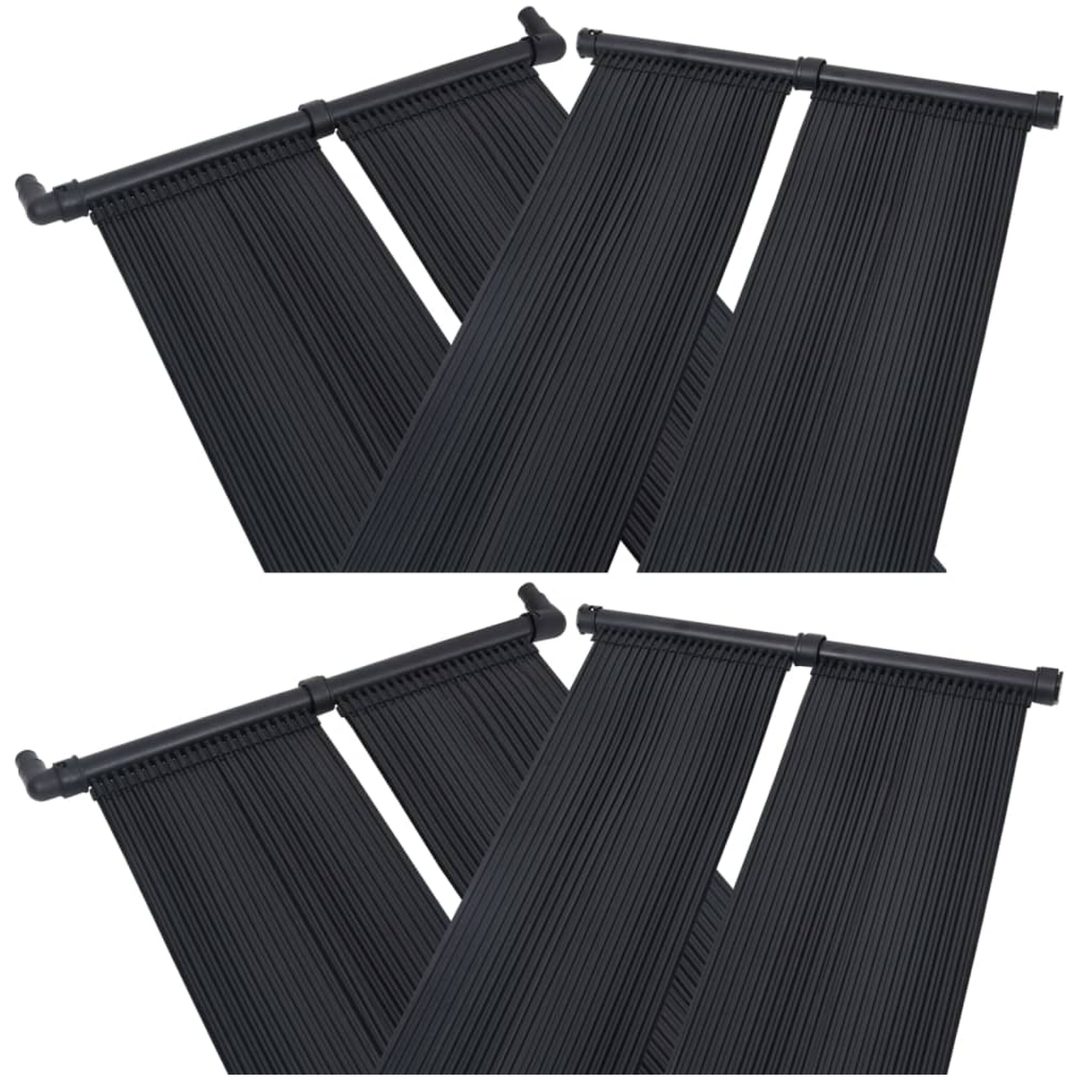 Solfångare för pool 4 st vidaXL 80 x 310 cm