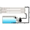 Solfångare till pool 4 st vidaXL 80 x 620 cm – miniatyr 4