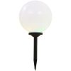 Sollampa LED set 2 st sfäriska RGB vidaXL 30 cm – miniatyr 2