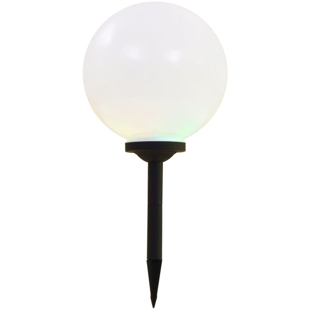 Sollampa LED set 2 st sfäriska RGB vidaXL 30 cm – bild 2