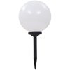 Sollampa LED set 2 st sfäriska RGB vidaXL 30 cm – miniatyr 3
