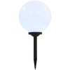 Sollampa LED set 2 st sfäriska RGB vidaXL 30 cm – miniatyr 4