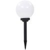 Sollampa LED set 3 st sfäriska 20 cm RGB vidaXL 20 cm – miniatyr 2