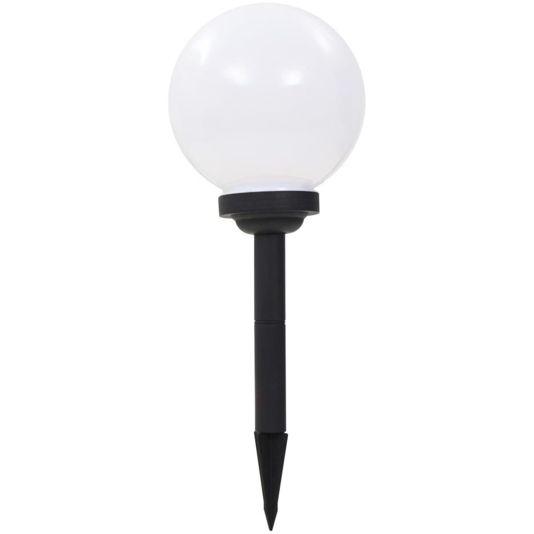 Sollampa LED set 3 st sfäriska 20 cm RGB vidaXL 20 cm – bild 2