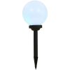 Sollampa LED set 3 st sfäriska 20 cm RGB vidaXL 20 cm – miniatyr 3