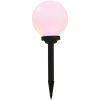 Sollampa LED set 3 st sfäriska 20 cm RGB vidaXL 20 cm – miniatyr 5