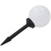 Sollampa LED set 3 st sfäriska 20 cm RGB vidaXL 20 cm – miniatyr 7
