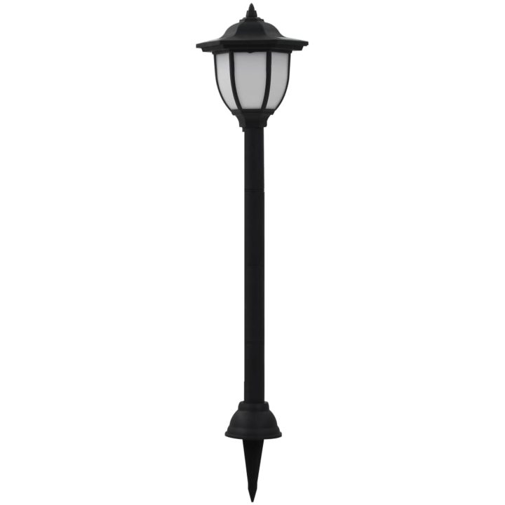 Sollampa LED set 3 st svart vidaXL – bild 3