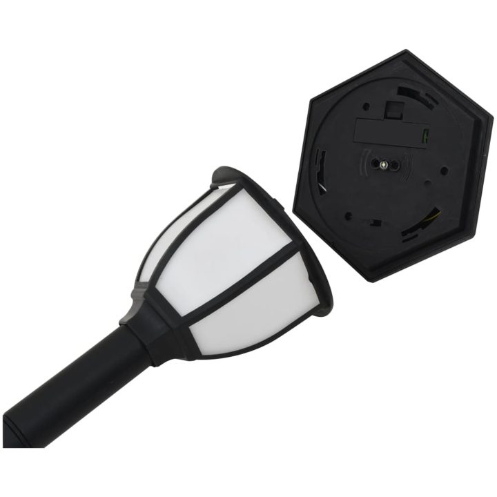 Sollampa LED set 3 st svart vidaXL – bild 5