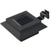 Sollampa LED set 6 st fyrkantig 12 cm svart vidaXL – miniatyr 2