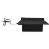 Sollampa LED set 6 st fyrkantig 12 cm svart vidaXL – miniatyr 4