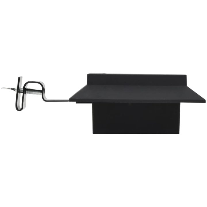 Sollampa LED set 6 st fyrkantig 12 cm svart vidaXL – bild 4