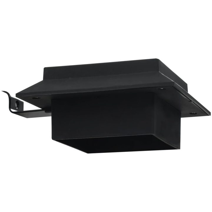 Sollampa LED set 6 st fyrkantig 12 cm svart vidaXL – bild 10