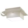 Sollampa LED set 6 st fyrkantig 12 cm vit vidaXL – miniatyr 12