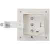 Sollampa LED set 6 st fyrkantig 12 cm vit vidaXL – miniatyr 7
