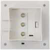Sollampa LED set 6 st fyrkantig 12 cm vit vidaXL – miniatyr 8