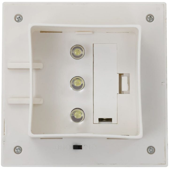Sollampa LED set 6 st fyrkantig 12 cm vit vidaXL – bild 8