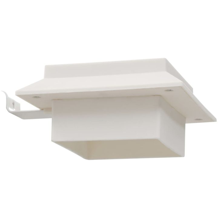 Sollampa LED set 6 st fyrkantig 12 cm vit vidaXL – bild 10