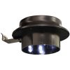 Sollampa LED set 6 st rund 12 cm vit vidaXL – miniatyr 12