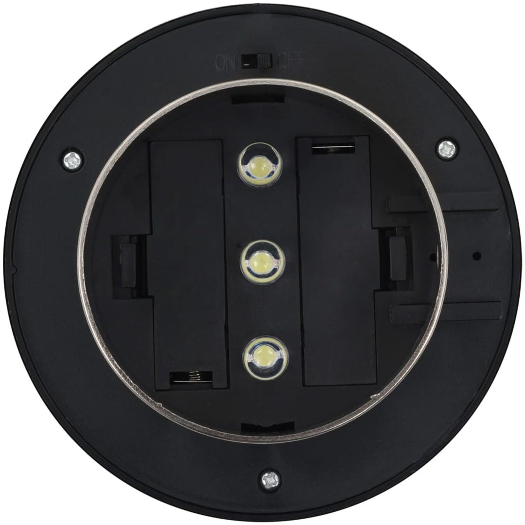Sollampa LED set 6 st rund 12 cm vit vidaXL – bild 8